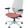Cadeira de escritório Easyflex Plastick White - alto padrão - Ergonômica NR17 - ABNT -