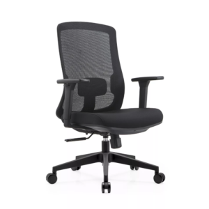 Cadeira Diretor BLM189 com encosto em tela, apoio lombar e braços 3D – Eroflex Móveis para Escritório