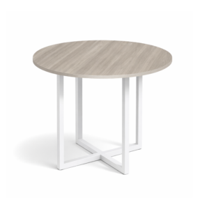 Mesa de Reunião Redonda Pé Quadro Ark25