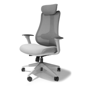 Cadeira Presidente Ultra Premium Velin Cinza