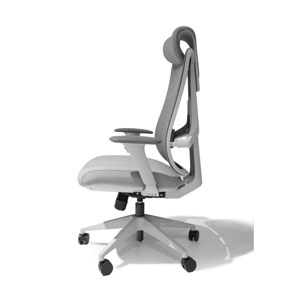 Cadeira Presidente Ultra Premium Velin Cinza - Imagem 3